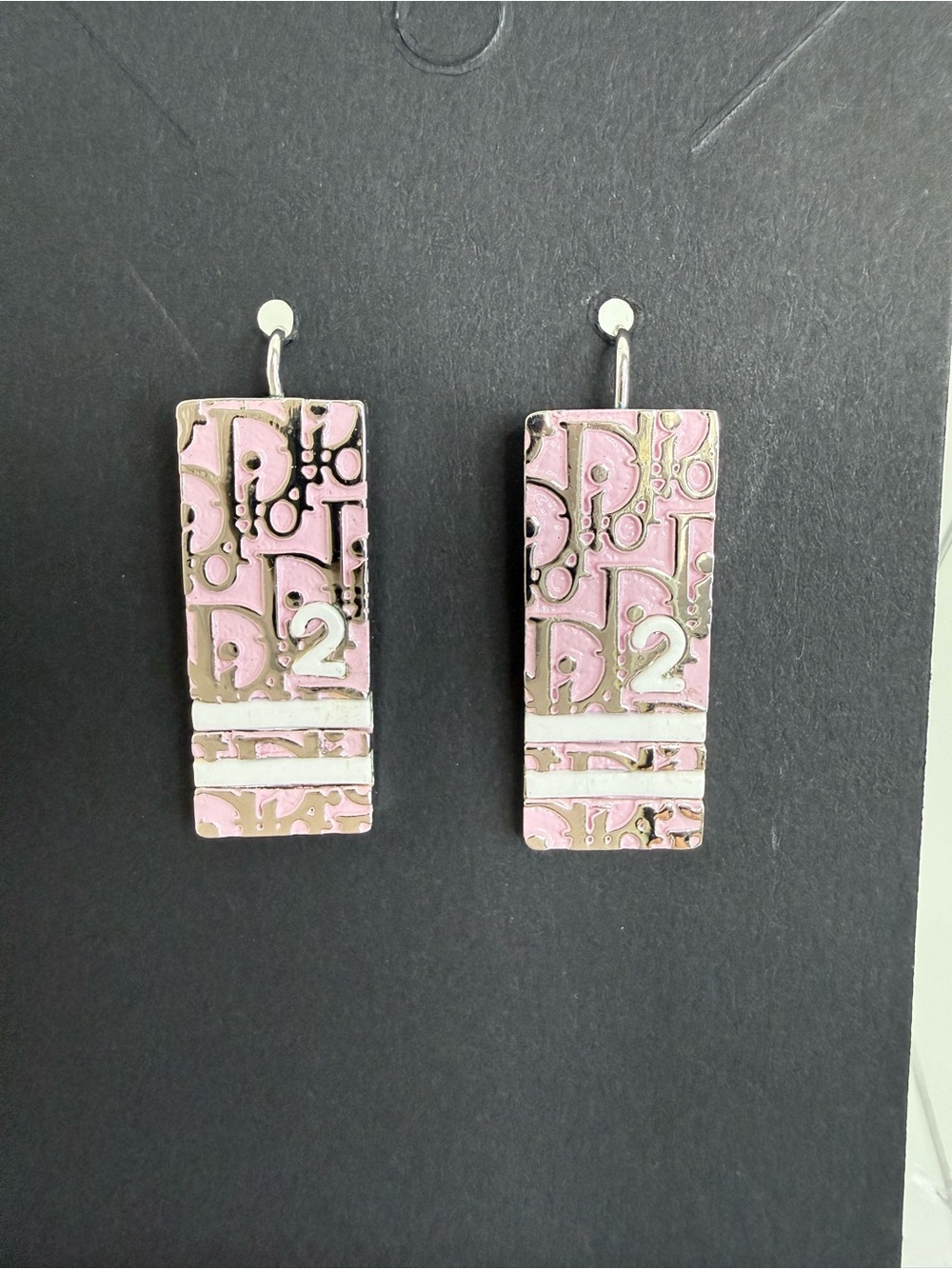 Dior Pink Trotter Earrings